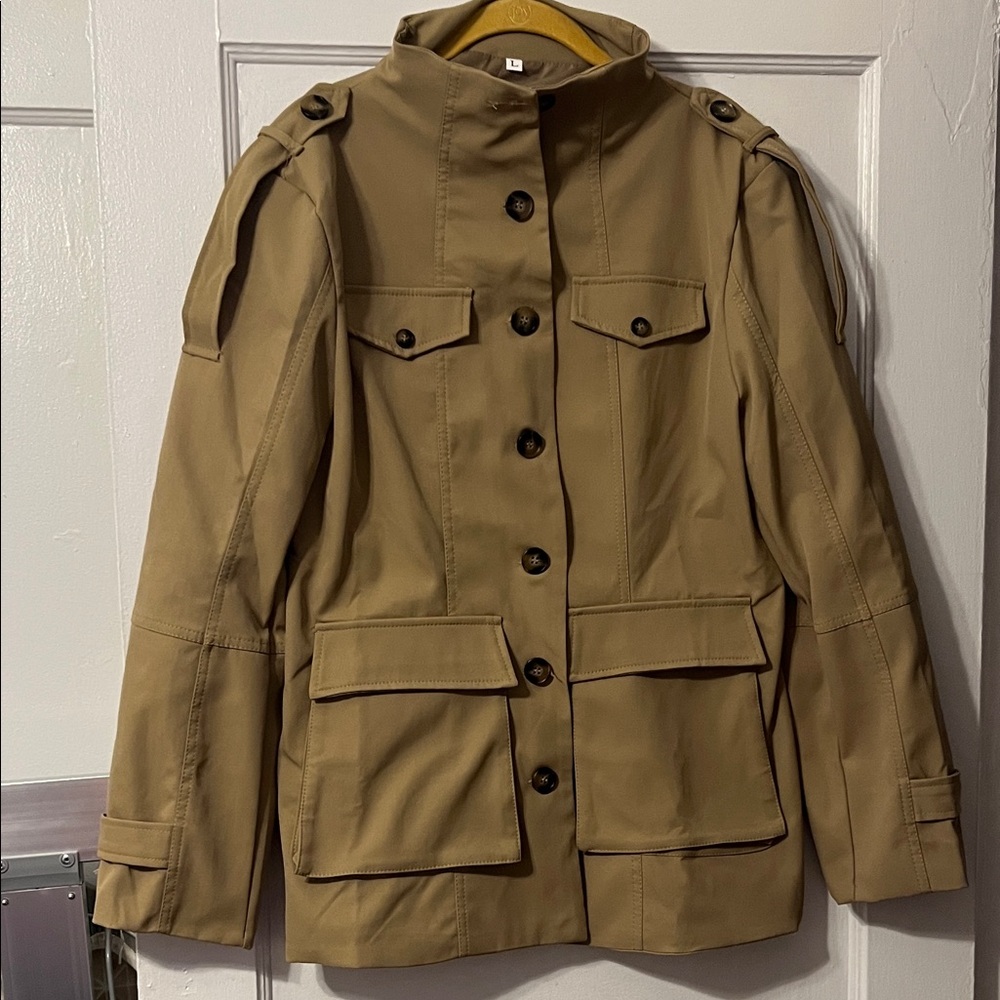 Zara Brown Utility Jacket